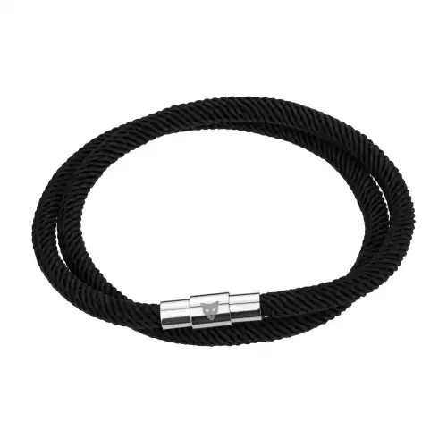 Marc Lauder Bracciale in vera pelle Sondrio Noir