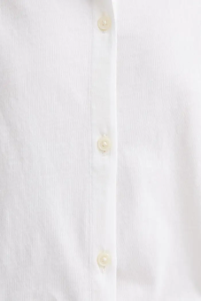 camicia da donna in cotone Beige miniatura 4