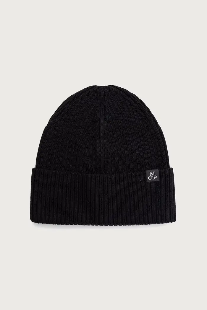 cappello invernale da uomo in cotone Nero
