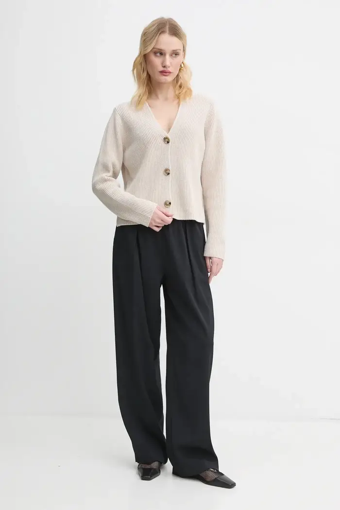 cardigan in cotone Beige