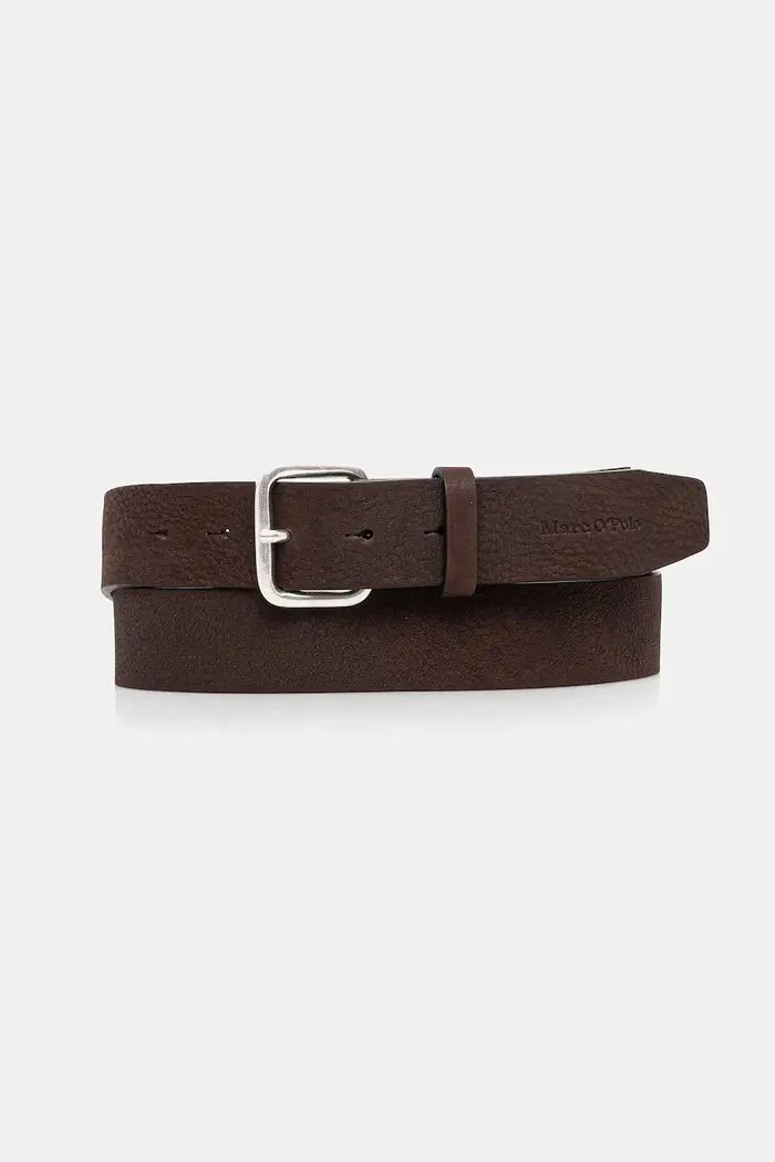 Marc O Polo cinturino in nubuck Marrone