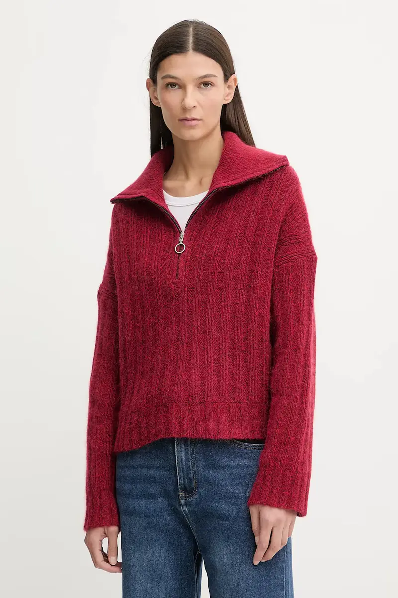 Marc O'Polo maglione con lana colore rosso 5000007474