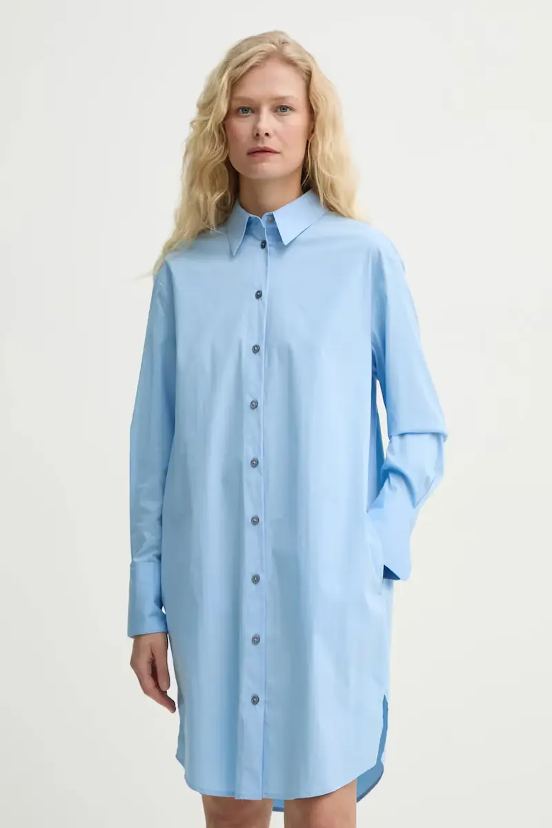 Marc O'Polo vestito in cotone colore blu 502101221047