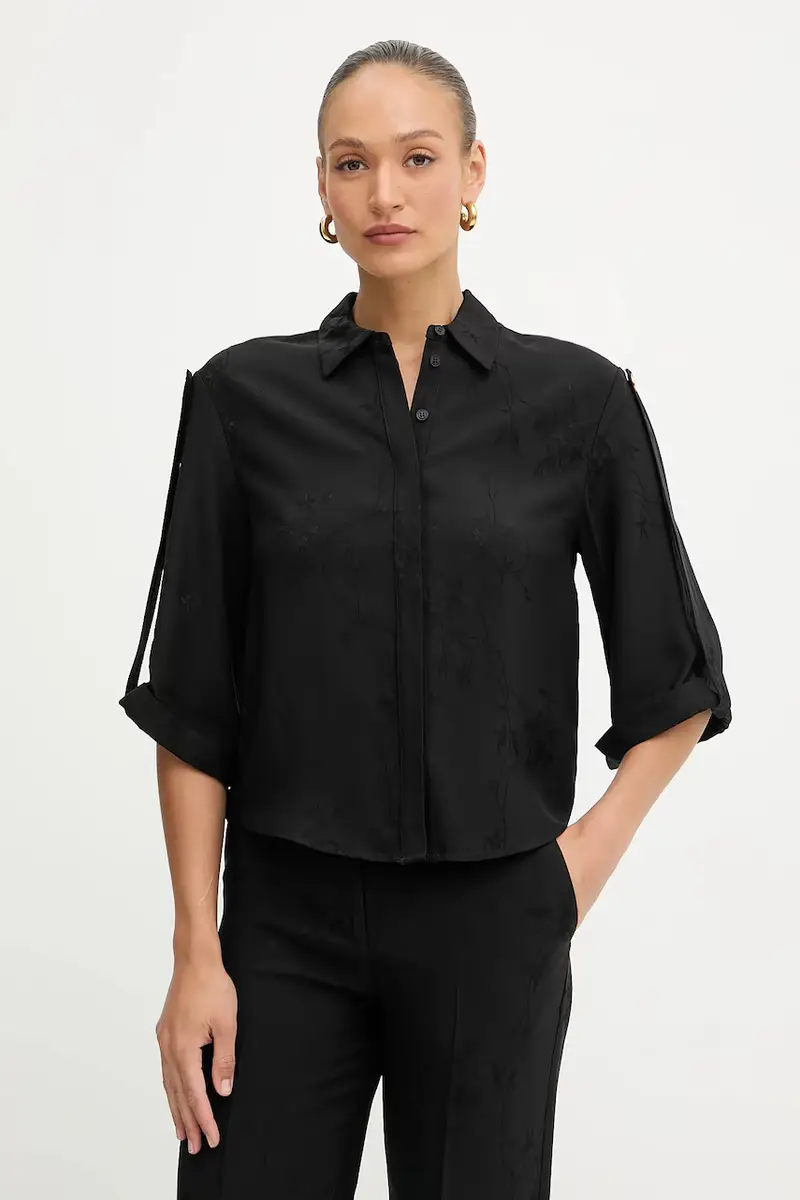 Marciano Guess camicia WHITNEY donna colore nero 5YGH02 7337A