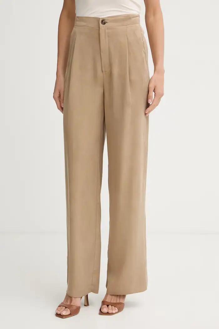 pantaloni da donna con lyocell Emme by Marella Beige