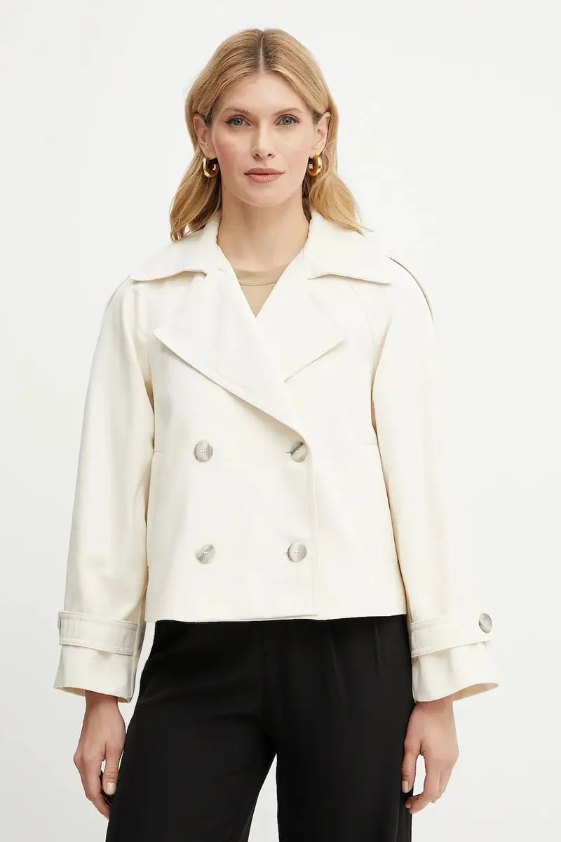 Marella trench in misto lino ORLO colore beige 2513081015200