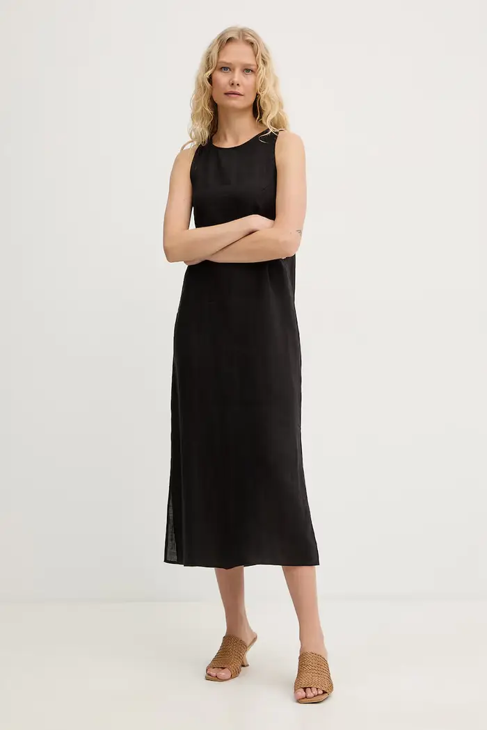 vestito d estate in lino Emme by Marella Nero