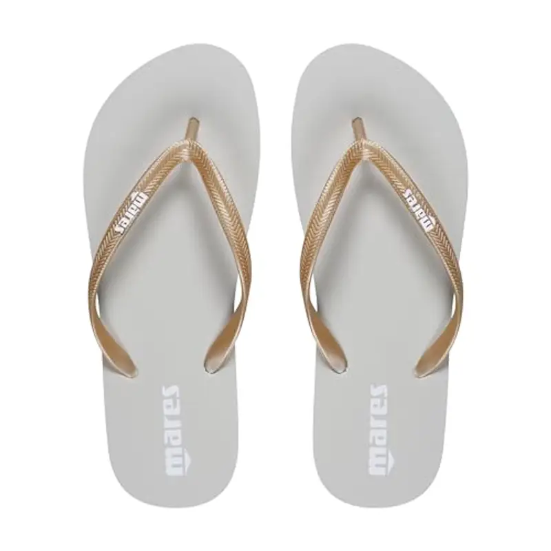 Mares TOEFLIP Lady, Infradito da Mare e Piscina, Adulto, Donna, Creama-Oro