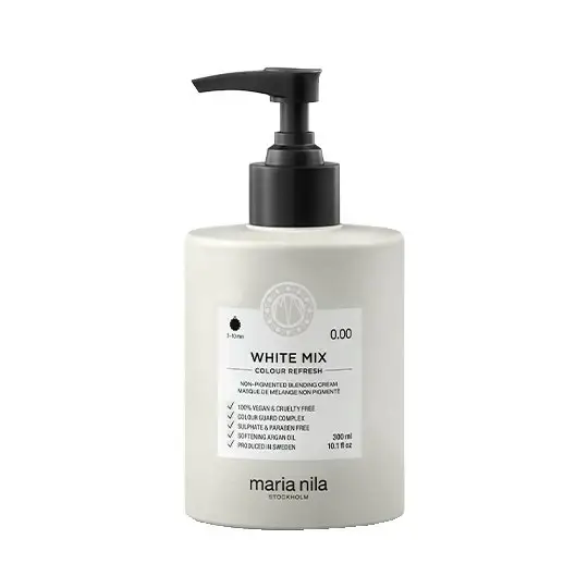 Maria Nila Maschera Nutriente Senza Pigmenti Colorati al Bianco (Maschera Rinfrescante Colore) - Volume 300 ml