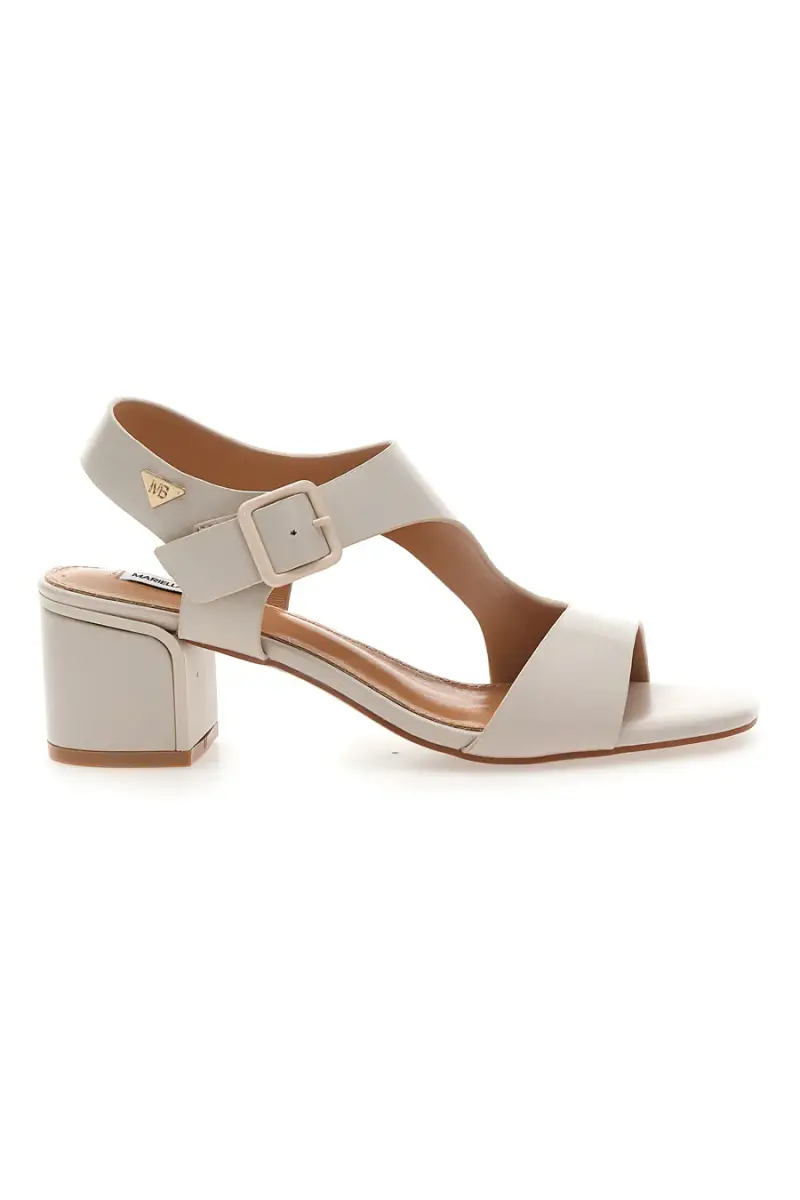 MARIELLA BURANI Sandali Beige Con Cinturino alla Caviglia 51280 [BEIGE]