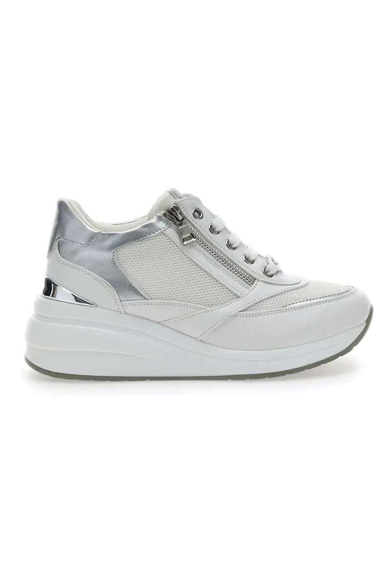 MARIELLA BURANI Sneakers con Zeppa Bianche 50392 [BIANCO]