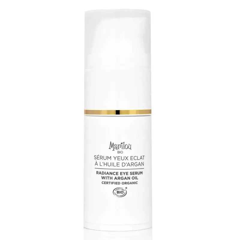 Marilou bio Olio di Argan Siero Occhi Luminoso Tutti i tipi di pelle 15ml