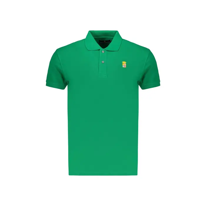 Marina Militare Polo Maniche Corte Uomo Verde Ricamo