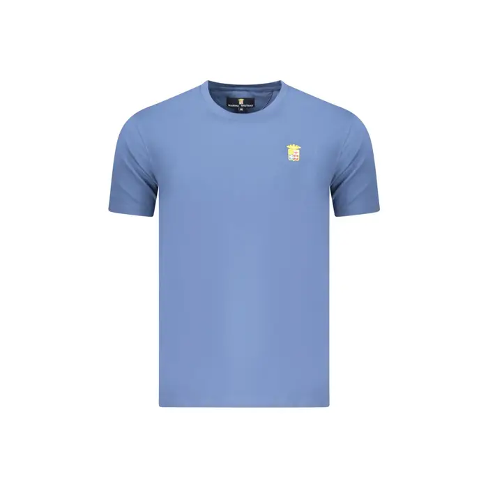 Marina Militare T-Shirt Maniche Corte Uomo Blu Ricamo