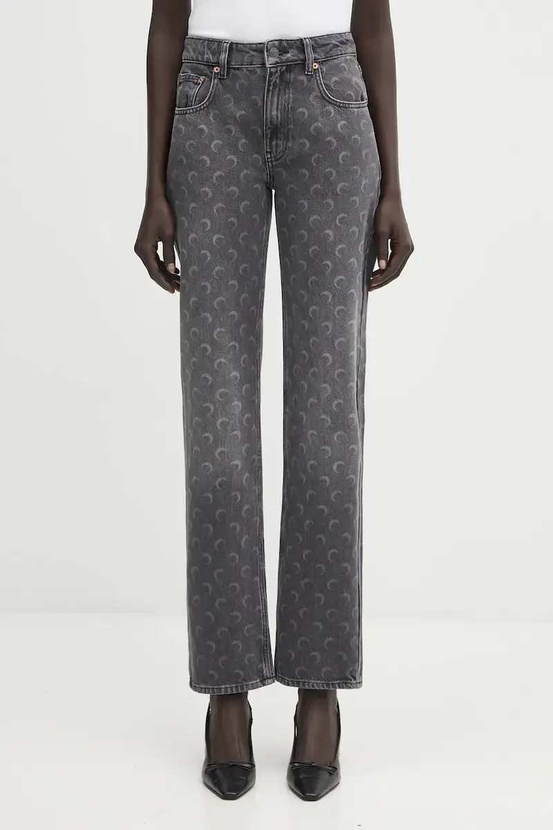 Marine Serre Jeans Donna Grigio 3830468