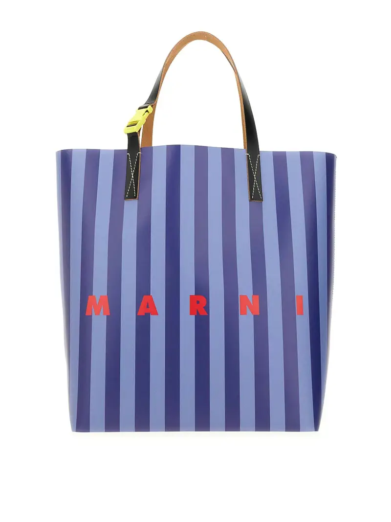 Marni Borsa della spesa Tribeca Azzurro