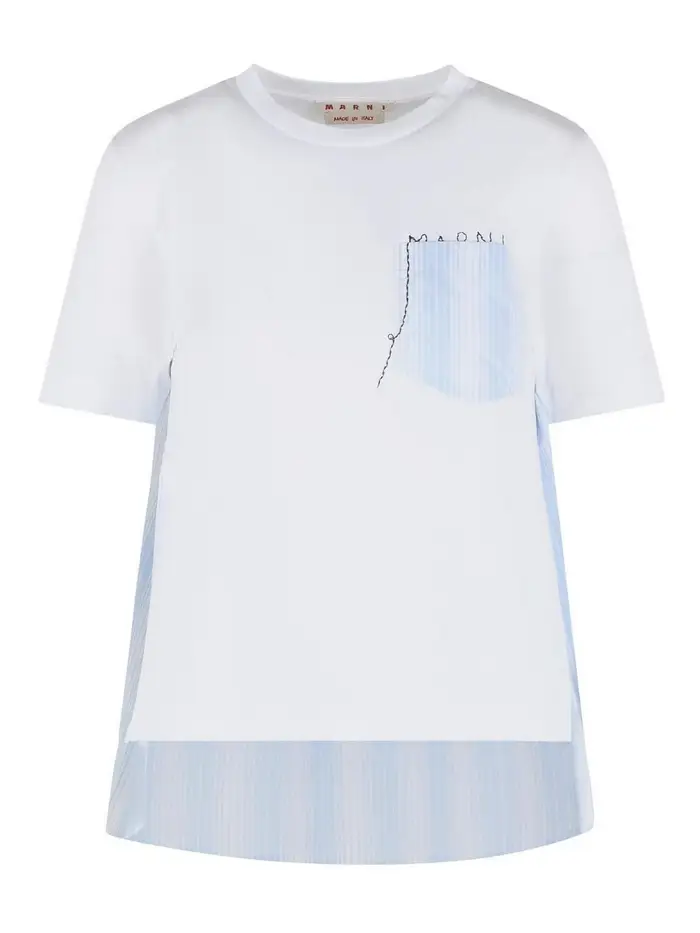 Marni Maglietta in cotone bianco
