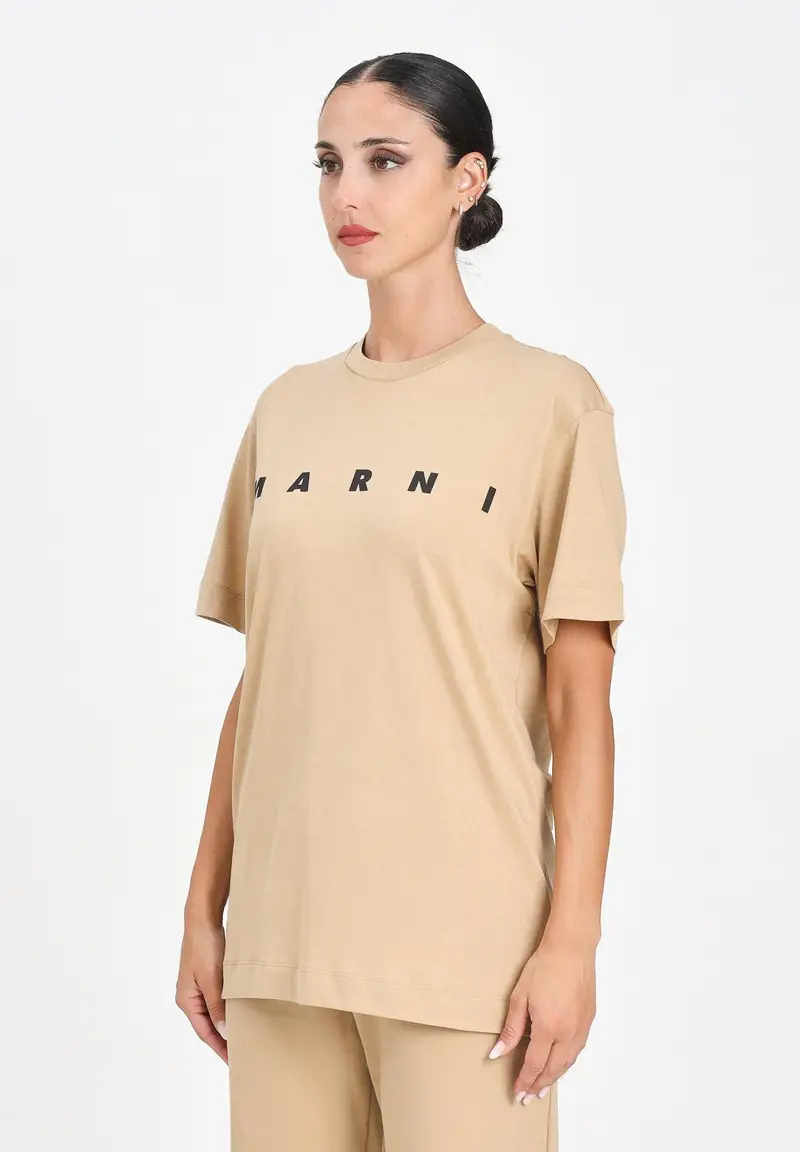 MARNI T-shirt Donna Beige 1883503
