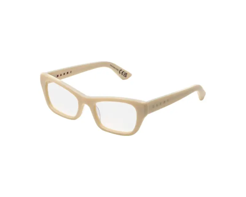 Marni Unisex 1SL Akelu Cream Montature da vista Acetato Avorio Squadrata