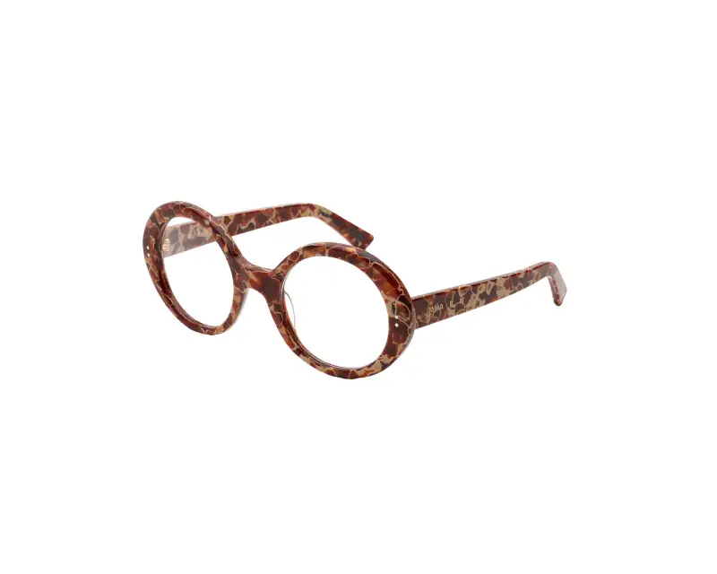 Marni Unisex 5RE Eobilo Lava Montature da vista Acetato Havana Rotonda