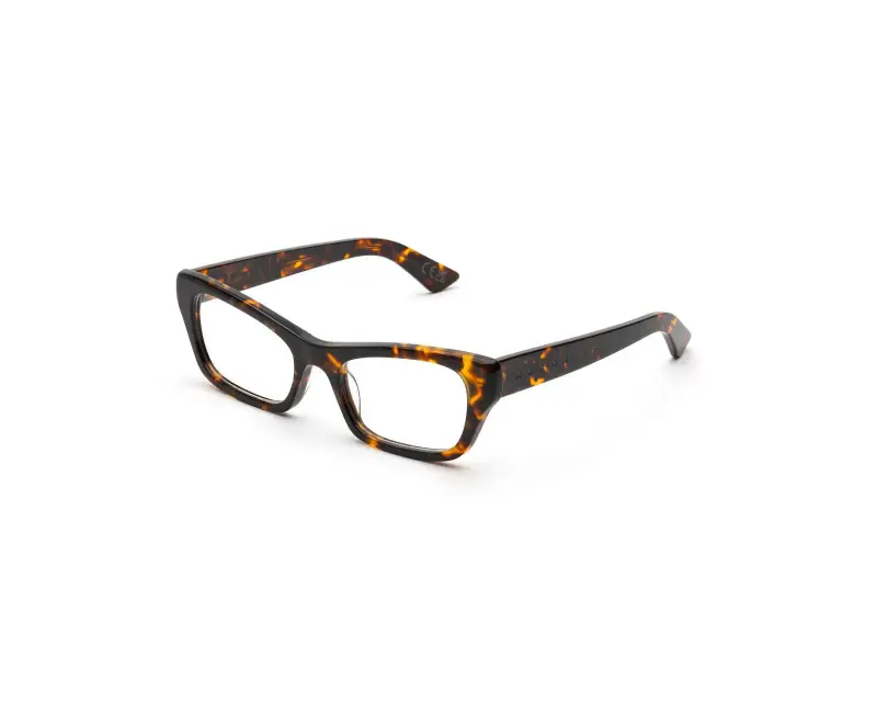 Marni Unisex BZL Akelu Burnt Havana Montature da vista Acetato Havana Squadrata