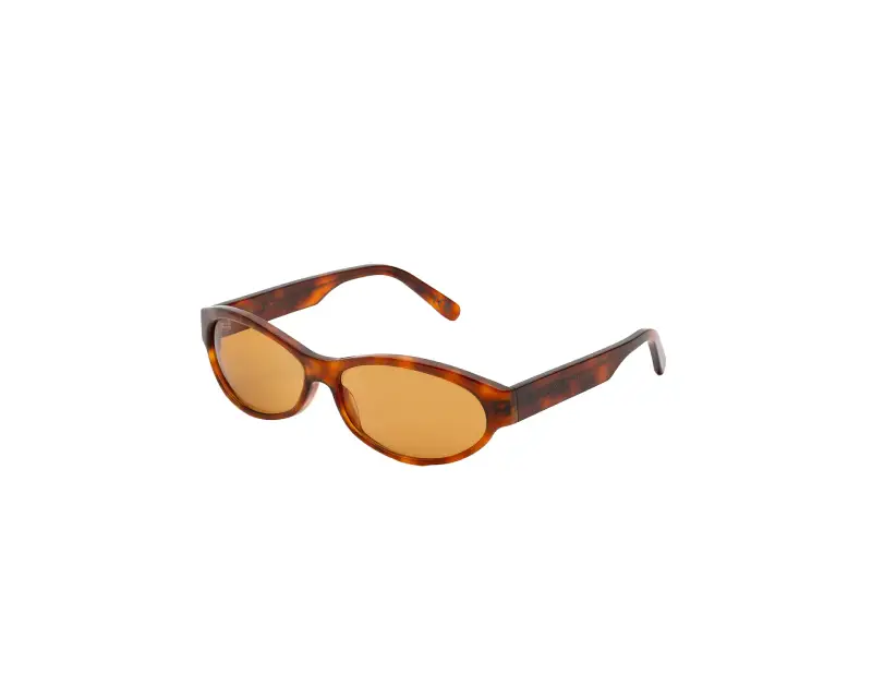 Marni Unisex DYP Ouzoud Havana Occhiali da sole Acetato Havana Marrone Geometrica