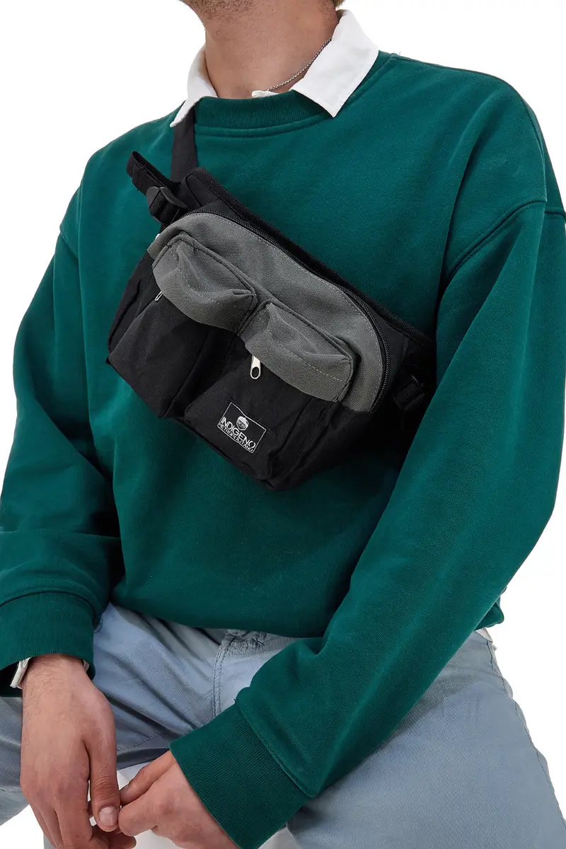 INDIGENO METROPOLITANO Marsupio Grigio 1946202