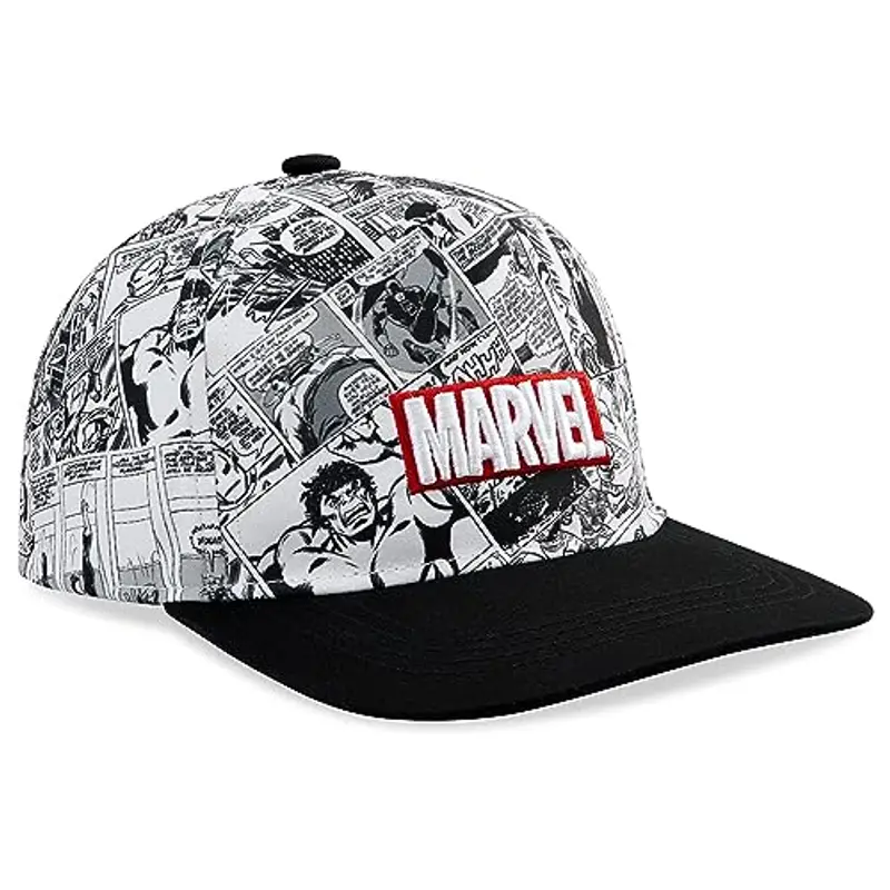Marvel Cappello Bambino Berretto Bambino e Ragazzo Cappello con Visiera Regolabile Cappello Baseball Gadget Ufficiale Cappellini con