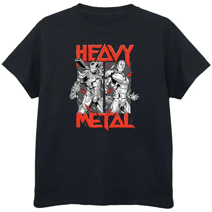 T-shirt Marvel Heavy Metal Nero