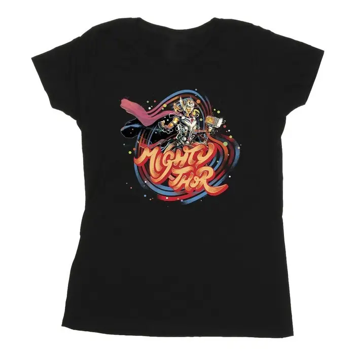 T-shirts a maniche lunghe Marvel Love And Thunder Nero