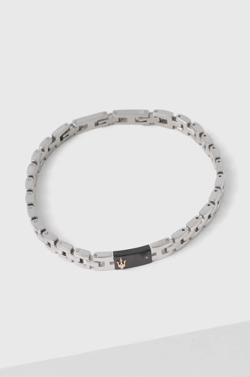 MASERATI braccialetto uomo JM221ATY05 Argento