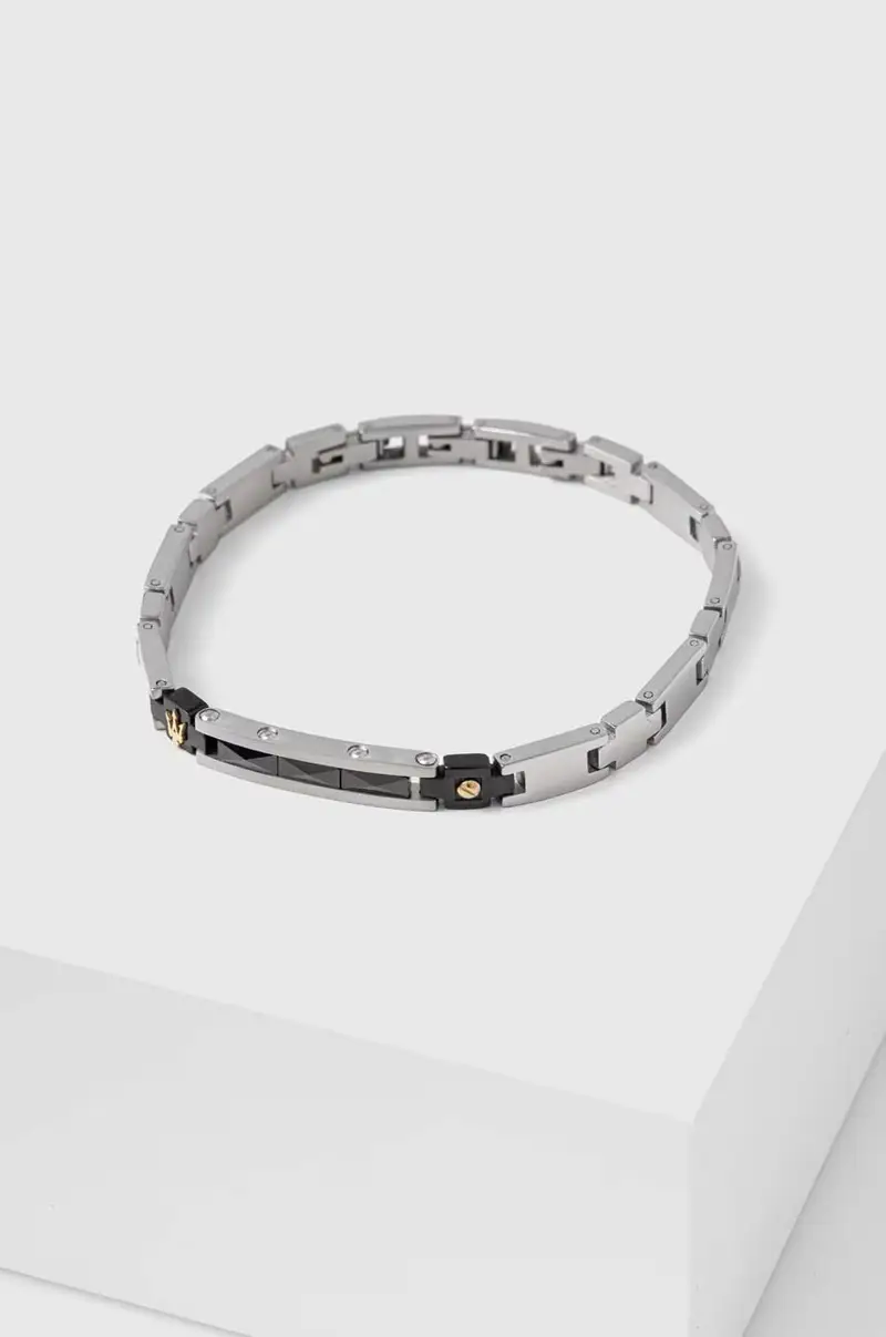 MASERATI braccialetto uomo JM224ATZ35 Argento