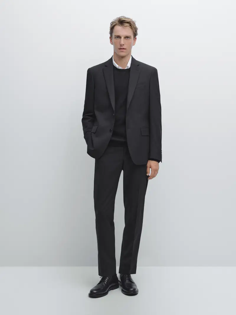 Massimo Dutti Blazer Nero 2554787