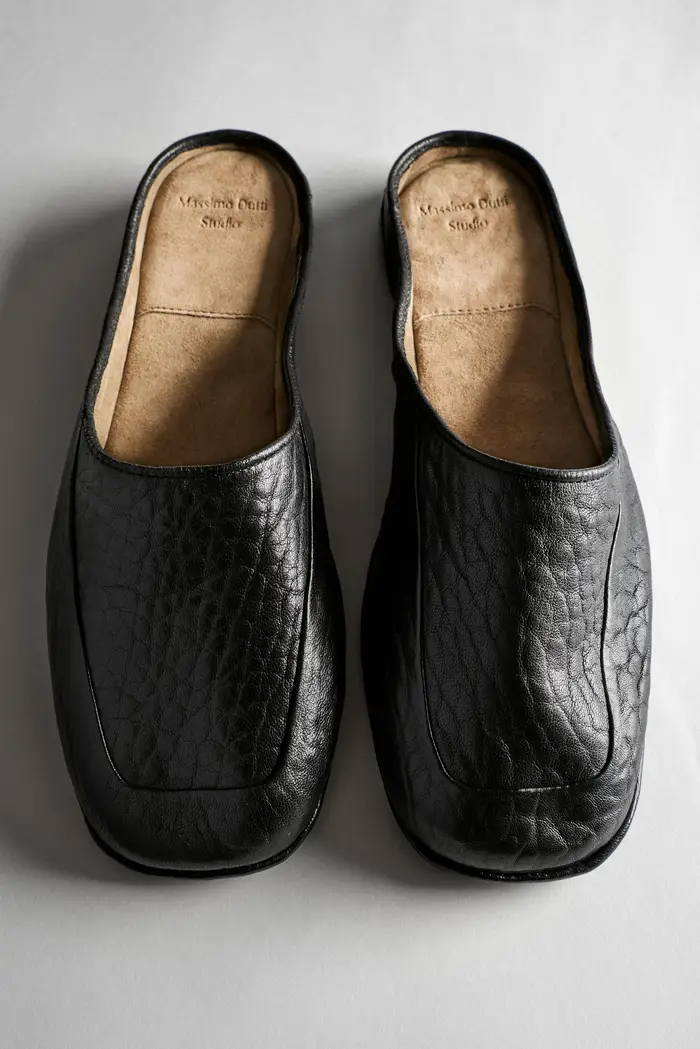Mule In Pelle Soft - Studio - Nero - - Massimo Dutti - Female