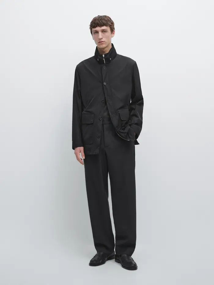 Massimo Dutti Parka Nero 5276293