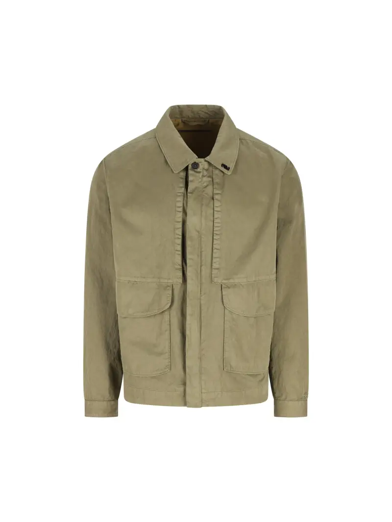 MASSIMO OSTI STUDIO Overshirt In Cotone VERDE