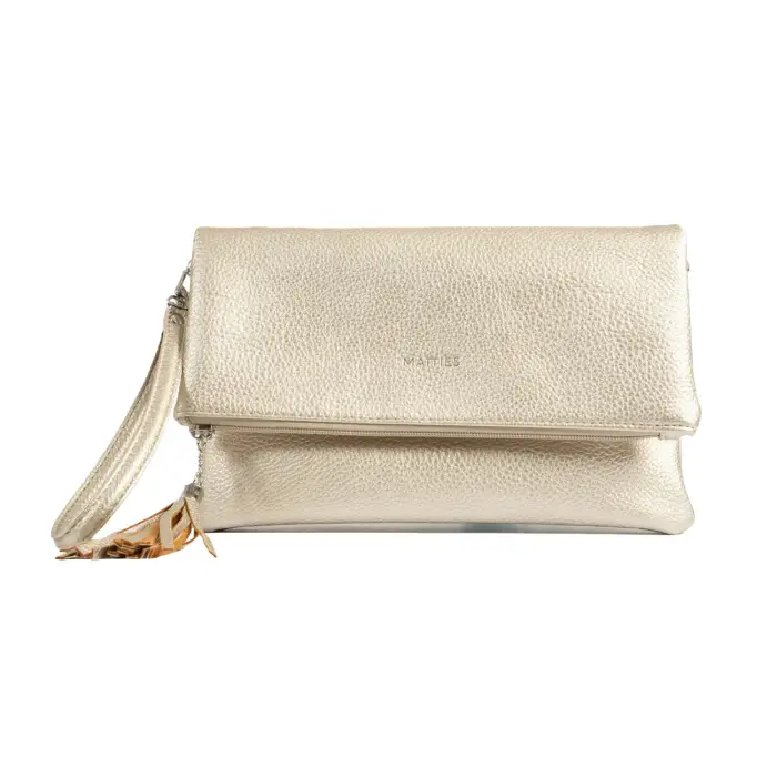 Borsa a mano pieghevole donna Matties Bags Beige