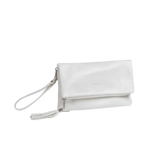 Borsa a mano pieghevole donna Matties Bags Blanc