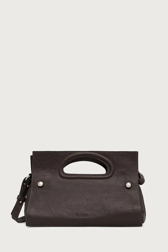 Max&Co borsa a tracollo da donna in pelle MCLCALDAIA Marrone