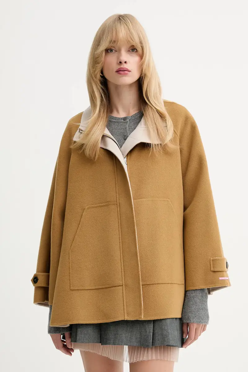 Max&Co cappotto in lana colore marrone 2526086071200