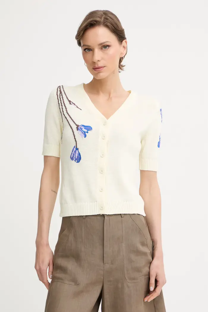 Max&Co cardigan da donna con cotone MCORANCH Beige