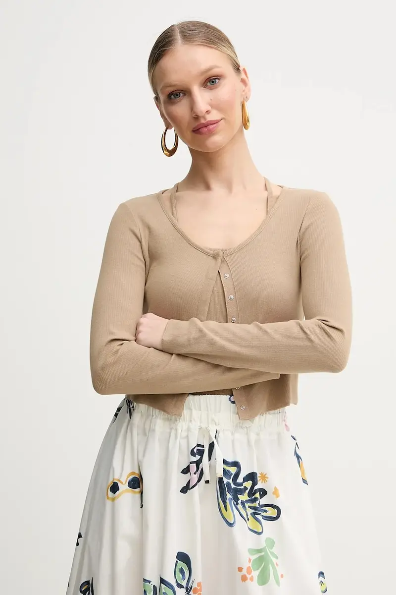 MAX&Co Cardigan Donna Marrone 2224660