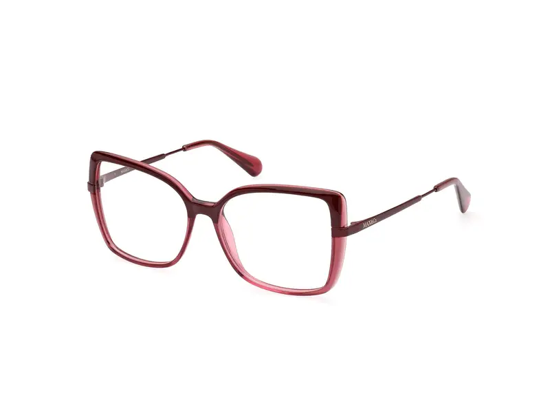 MAX&Co Donna MO5078 069 Montature da vista Iniettato Bordeaux Farfalla Normale