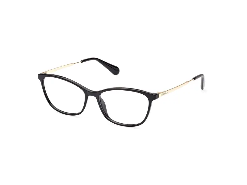 MAX&Co Donna MO5083 001 Montature da vista Iniettato Nero Squadrata Normale