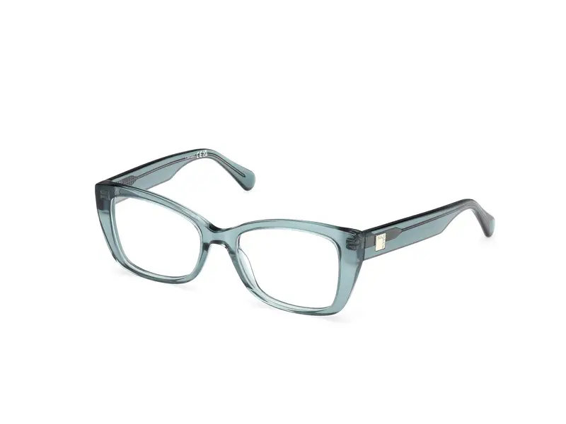 MAX&Co Donna MO5181 096 Montature da vista Acetato Verde Squadrata Normale