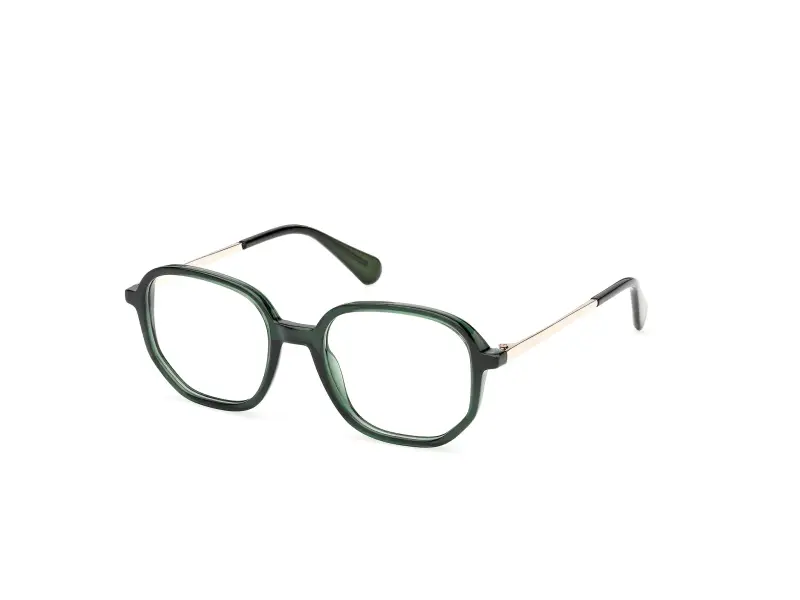 MAX&Co Donna MO5199 096 Montature da vista Iniettato Verde Geometrica Normale