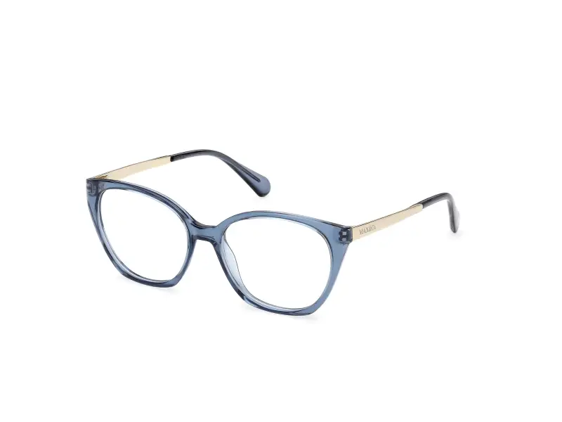 MAX&Co Donna MO5200 090 Montature da vista Iniettato Blu Rotonda Normale