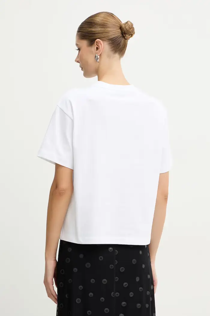 Max&Co t-shirt in cotone MCLFERIALE Bianco