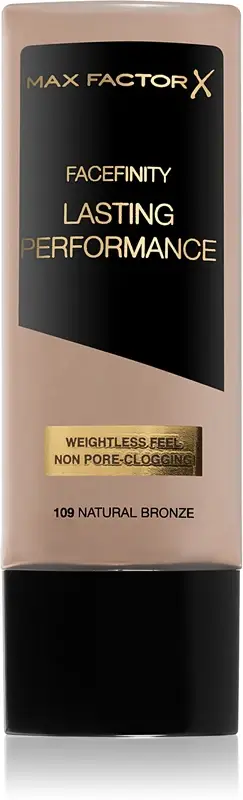 Max Factor Facefinity Lasting Performance fondotinta liquido per un effetto lunga durata colore 109 Natural Bronze 35 ml