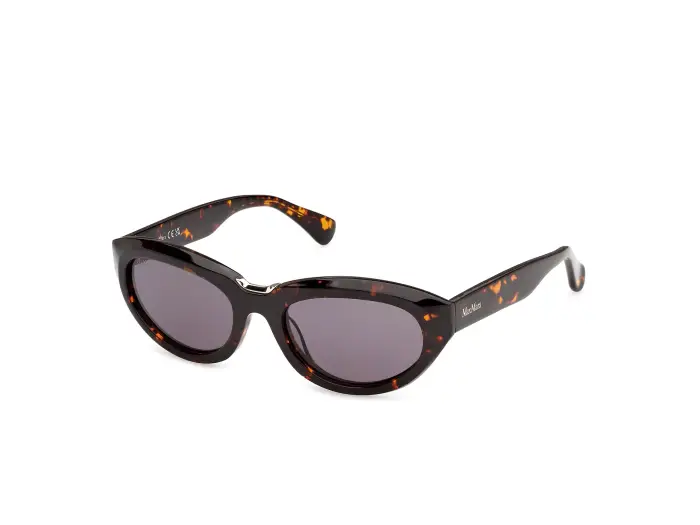 Max Mara Donna MM0203 52A Occhiali da sole Havana Marrone Geometrica Normale